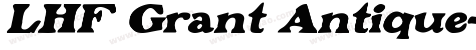 LHF Grant Antique字体转换
